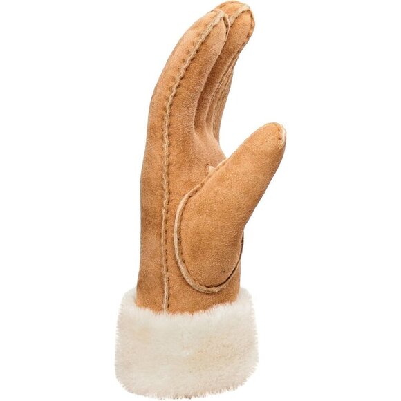 ❤️Women's Turn Cuff Water Resistant Sheepskin Gloves - Picture 2 of 5